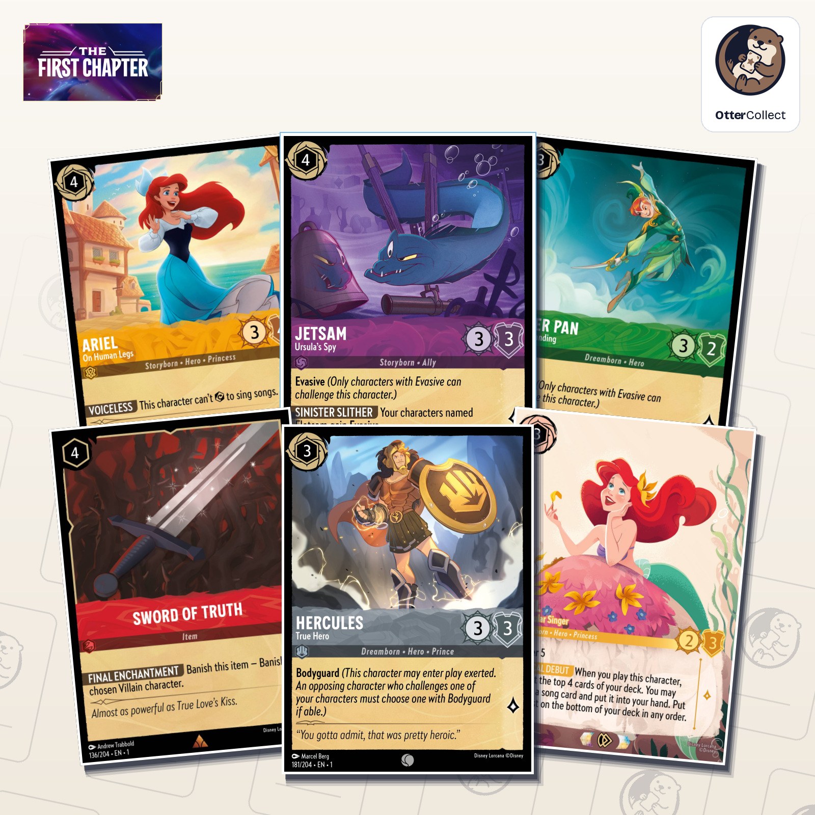 Disney Lorcana The First Chapter singles