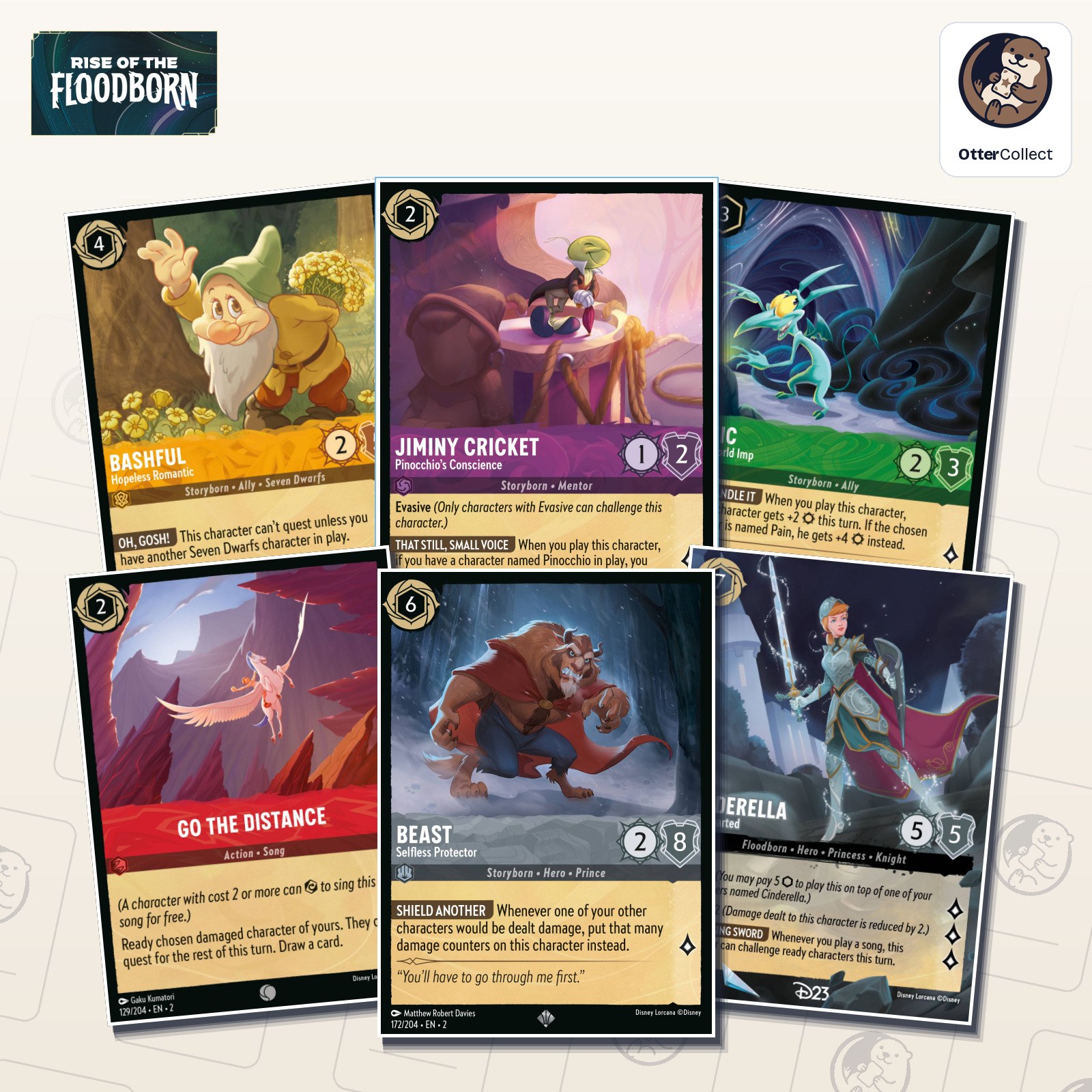 Disney Lorcana Rise of the Floodborn singles
