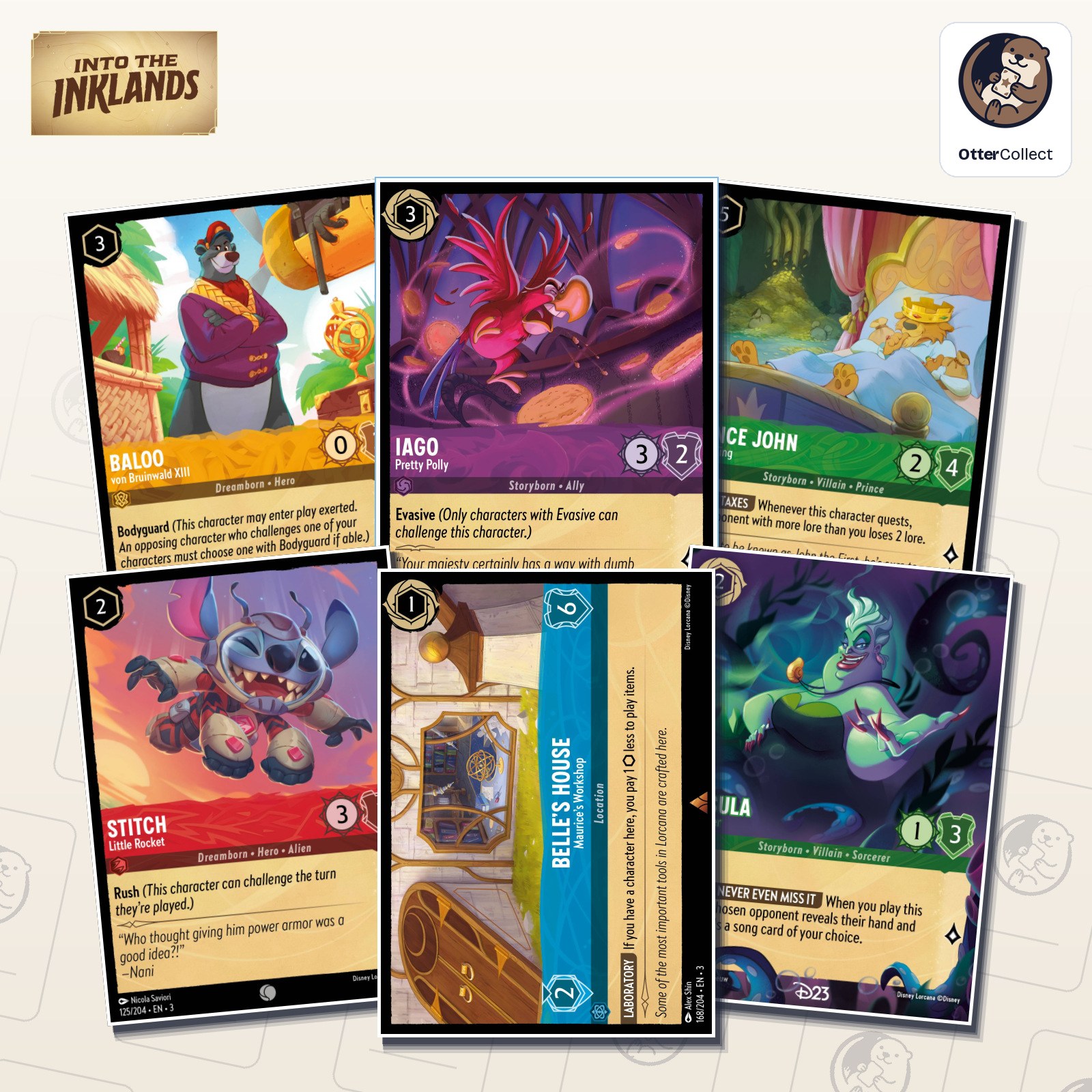Disney Lorcana Into the Inklands singles