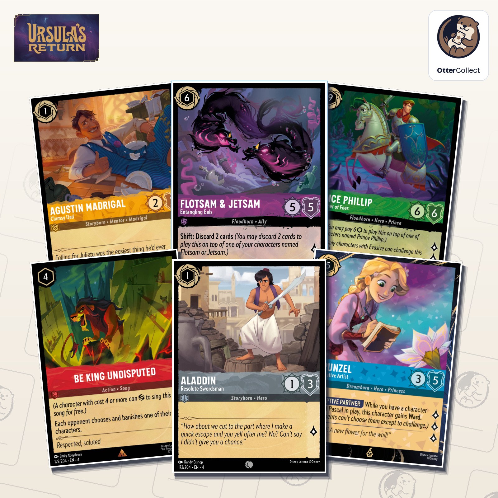 Disney Lorcana Ursula's Return singles