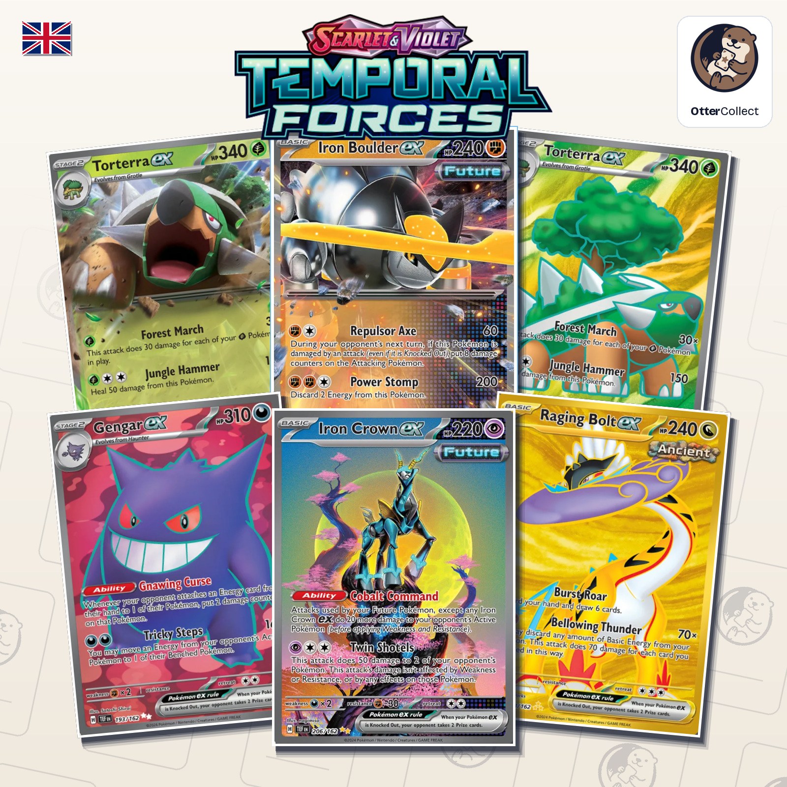 Pokémon TCG Temporal Forces singles