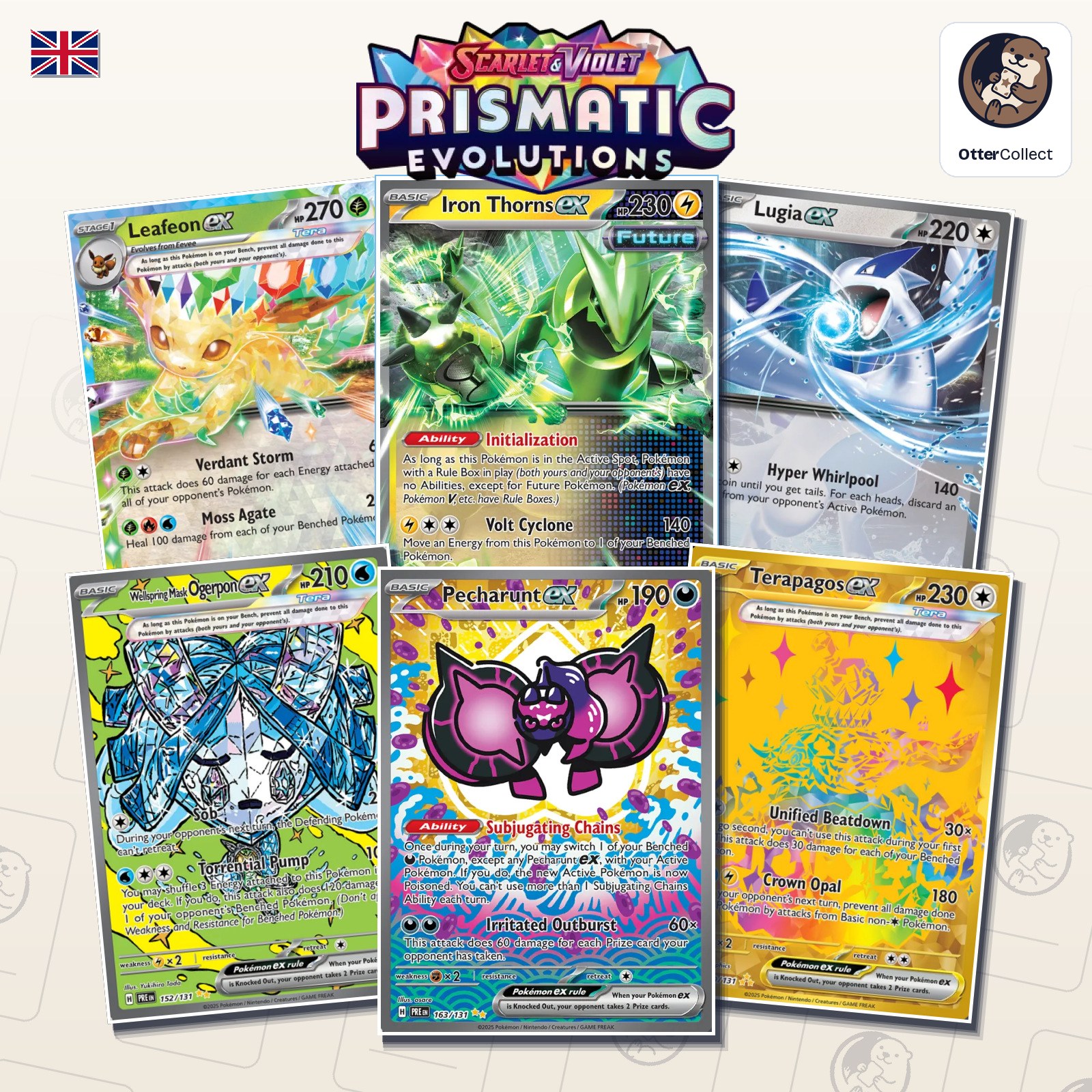 Pokémon TCG Prismatic Evolutions singles