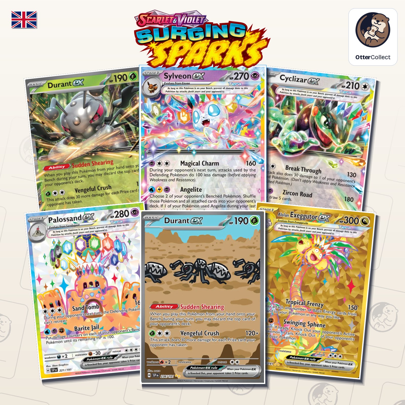 Pokémon TCG Surging Sparks singles