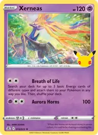 Xerneas 012/025 – Celebrations (CEL), Pokémon card (English)