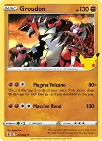 Groudon 017/025 – Celebrations (CEL), Pokémon card (English)