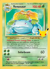 Venusaur 15/102 – Celebrations Classic Collection (CEL:CC), Pokémon card (English)
