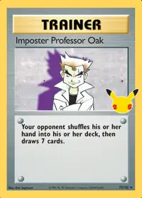 Imposter Professor Oak 73/102 – Celebrations Classic Collection (CEL:CC), Pokémon card (English)