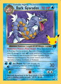 Dark Gyarados 8/82 – Celebrations Classic Collection (CEL:CC), Pokémon card (English)