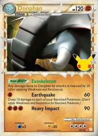Donphan 107/123 – Celebrations Classic Collection (CEL:CC), Pokémon card (English)