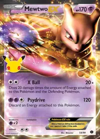 Mewtwo EX 54/99 – Celebrations Classic Collection (CEL:CC), Pokémon card (English)