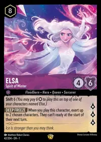 Elsa - Spirit of Winter 042 – The First Chapter, Lorcana card (English)