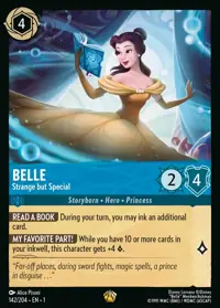 Belle - Strange but Special 142 – The First Chapter, Lorcana card (English)
