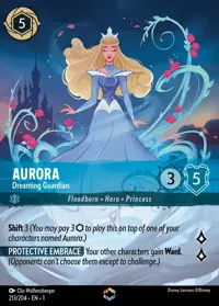 Aurora - Dreaming Guardian 213/204 – The First Chapter, Lorcana card (English)