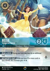 Belle - Strange but Special 214/204 – The First Chapter, Lorcana card (English)
