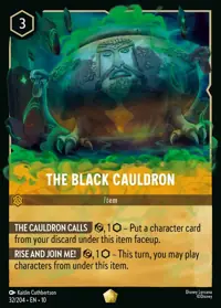 The Black Cauldron 032 – Whispers in the Well, Lorcana card (English)