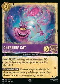 Cheshire Cat - Inexplicable 060 – Whispers in the Well, Lorcana card (English)