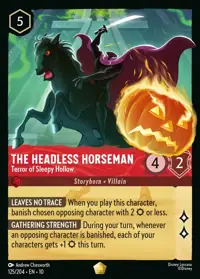 The Headless Horseman - Terror of Sleepy Hollow 125 – Whispers in the Well, Lorcana card (English)