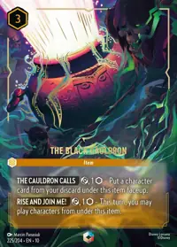 The Black Cauldron 225/204 – Whispers in the Well, Lorcana card (English)