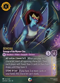 Demona - Scourge of the Wyvern Clan 227/204 – Whispers in the Well, Lorcana card (English)