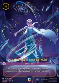 Can't Hold it Back Anymore 228/204 – Whispers in the Well, Lorcana card (English)