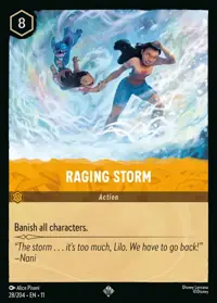 Raging Storm 028 – Winterspell, Lorcana card (English)