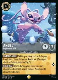 Angel - Experiment 624 191 – Winterspell, Lorcana card (English)