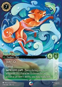 Tod - Knows All the Tricks 230/204 – Winterspell, Lorcana card (English)