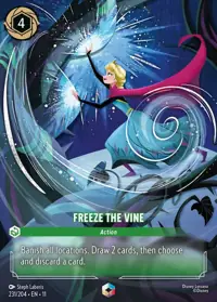 Freeze the Vine 231/204 – Winterspell, Lorcana card (English)