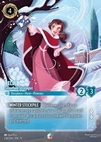 Belle - Snowfield Strategist 236/204 – Winterspell, Lorcana card (English)