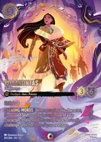 Pocahontas - Peacekeeper 241/204 – Winterspell, Lorcana card (English)