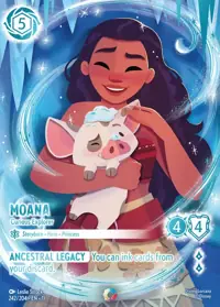 Moana - Curious Explorer 242/204 – Winterspell, Lorcana card (English)