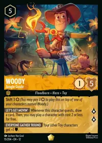 Woody - Jungle Guide 015 – Wilds Unknown, Lorcana card (English)
