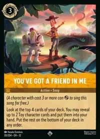 You've Got a Friend in Me 030 – Wilds Unknown, Lorcana card (English)