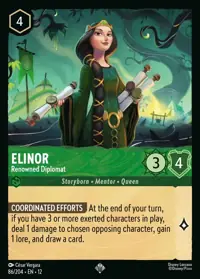 Elinor - Renowned Diplomat 086 – Wilds Unknown, Lorcana card (English)