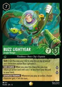 Buzz Lightyear - Jungle Ranger 091 – Wilds Unknown, Lorcana card (English)