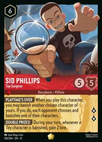Sid Phillips - Toy Surgeon 126 – Wilds Unknown, Lorcana card (English)