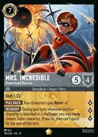 Mrs. Incredible - Determined Rescuer 195 – Wilds Unknown, Lorcana card (English)