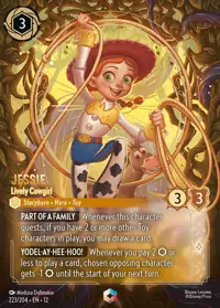 Jessie - Lively Cowgirl 223/204 – Wilds Unknown, Lorcana card (English)
