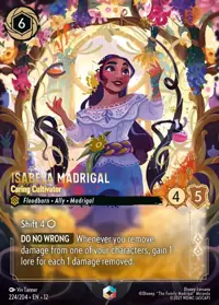 Isabela Madrigal - Caring Cultivator 224/204 – Wilds Unknown, Lorcana card (English)