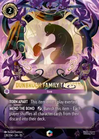 DunBroch Family Tapestry 228/204 – Wilds Unknown, Lorcana card (English)