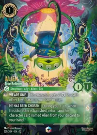 Alien - True Believer 229/204 – Wilds Unknown, Lorcana card (English)