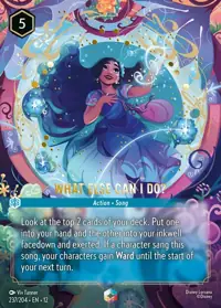 What Else Can I Do? 237/204 – Wilds Unknown, Lorcana card (English)