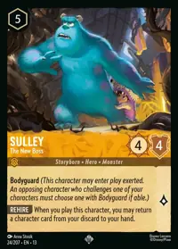 Sulley - The New Boss 024 – Attack of the Vine!, Lorcana card (English)