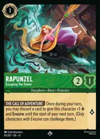 Rapunzel - Escaping the Tower 095 – Attack of the Vine!, Lorcana card (English)