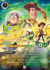 Woody & Buzz Lightyear - Best Buddies 228/207 – Attack of the Vine!, Lorcana card (English)