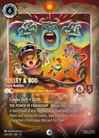 Sulley & Boo - Scare Buddies 229/207 – Attack of the Vine!, Lorcana card (English)