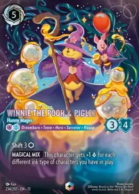 Winnie the Pooh & Piglet - Hunny Mages 234/207 – Attack of the Vine!, Lorcana card (English)