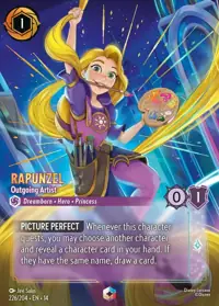 Rapunzel - Outgoing Artist 226/204 – Hyperia City, Lorcana card (English)