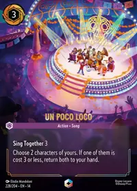 Un Poco Loco 228/204 – Hyperia City, Lorcana card (English)