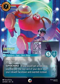 Baymax - Amped Up 237/204 – Hyperia City, Lorcana card (English)